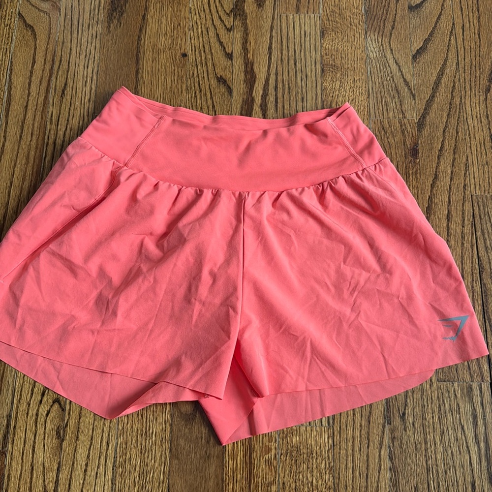 Gymshark shorts, built in underwear